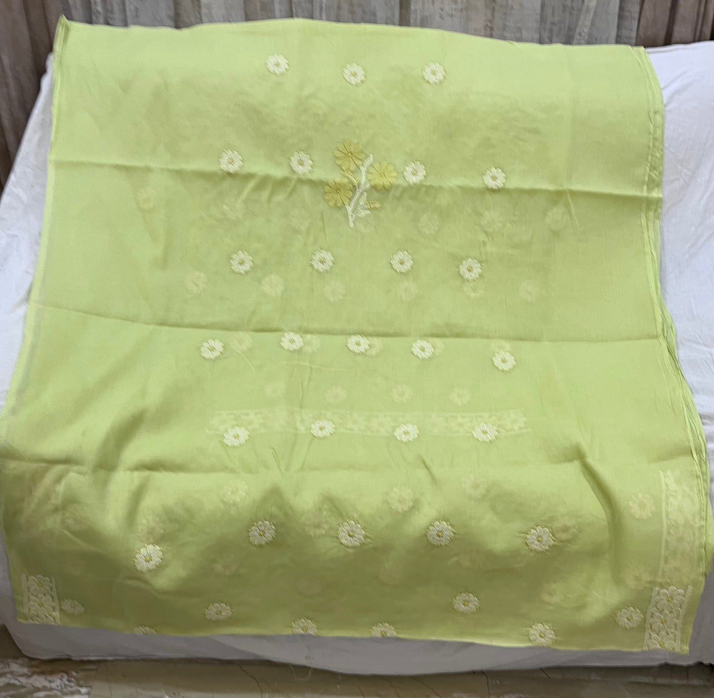 Lucknowi cotton dress material