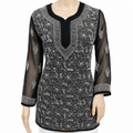 Lucknowi georgette short top