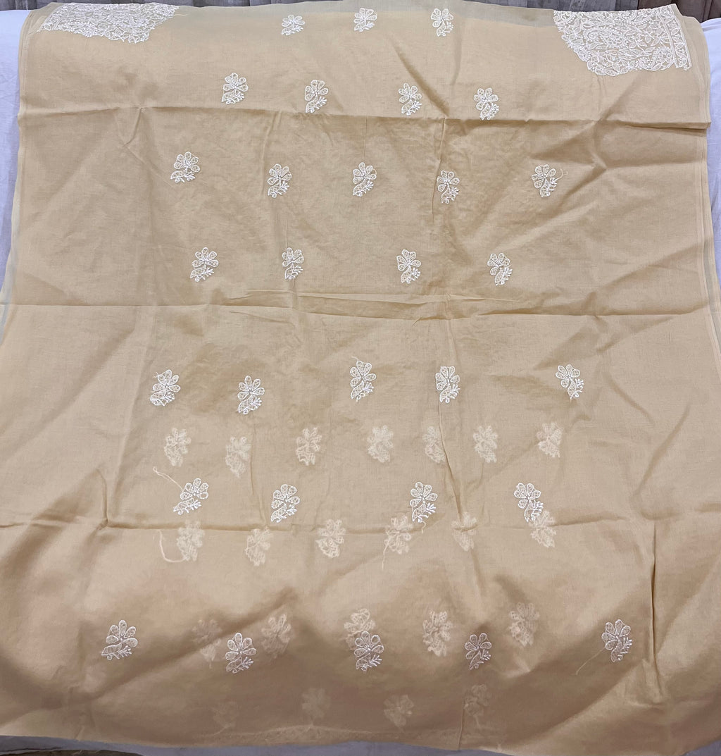Cotton Chikankari dress material