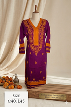 Lucknowi cotton kurti || CT12