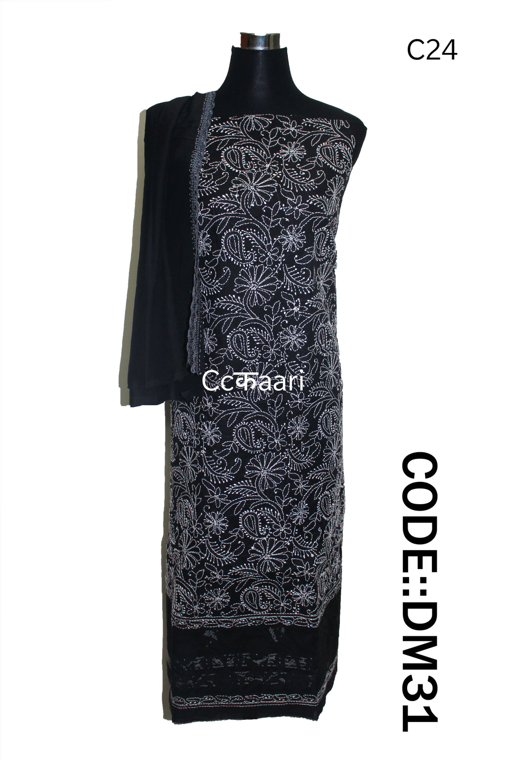 Cotton Chikankari dress material