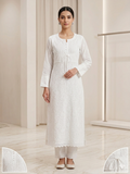 Lucknowi cotton kurti ||