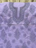 Cotton Chikankari dress material