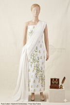 Cotton Chikankari dress material