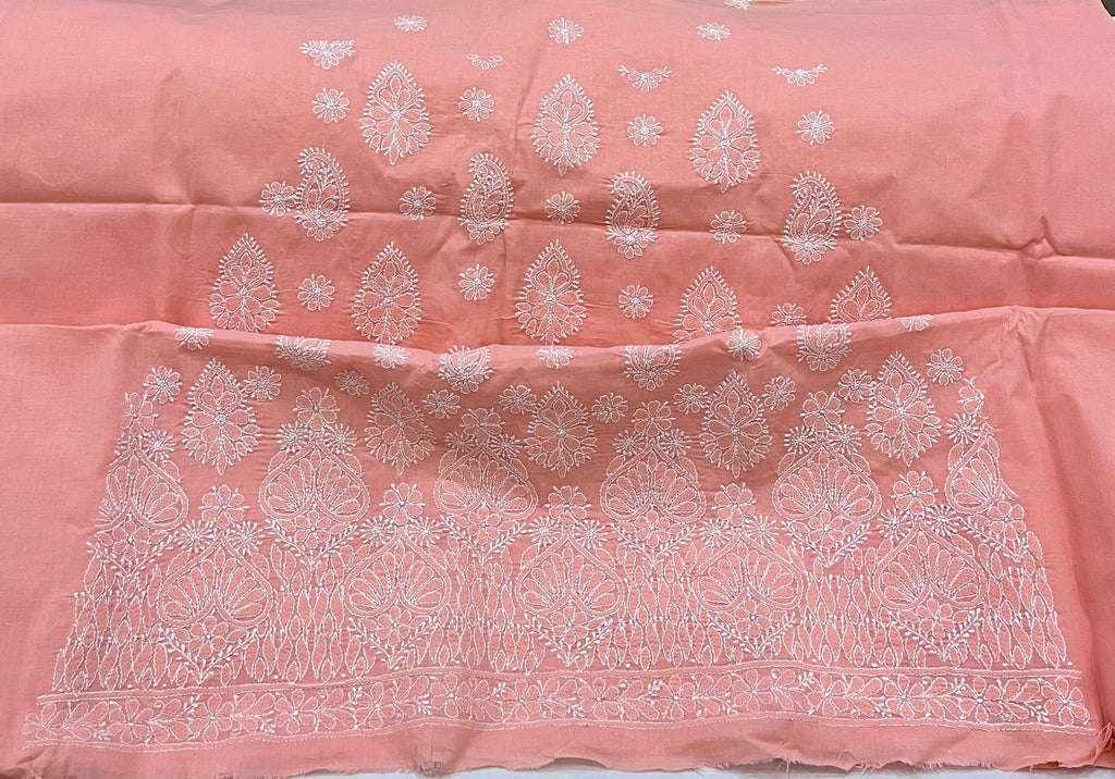 Cotton Chikankari dress material
