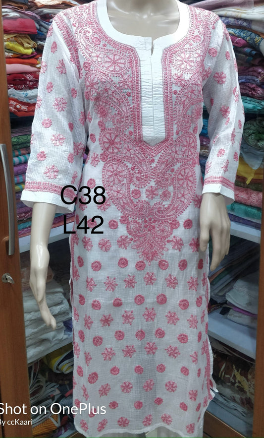 Lucknowi kota doriya kurti || C260