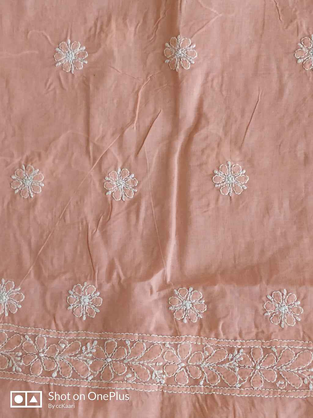 Cotton Chikankari dress material