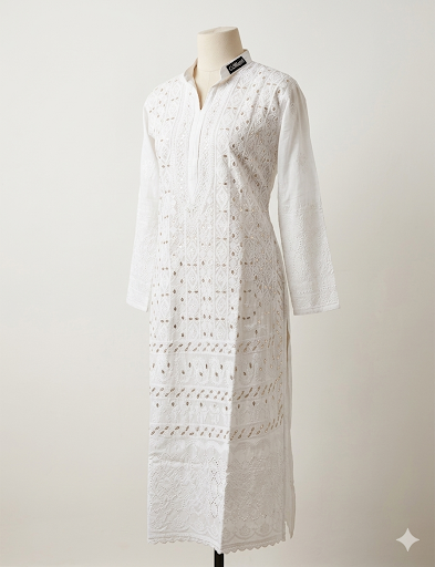 Lucknowi cotton gotta patti kurti || C263