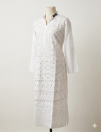 Lucknowi cotton gotta patti kurti || C263