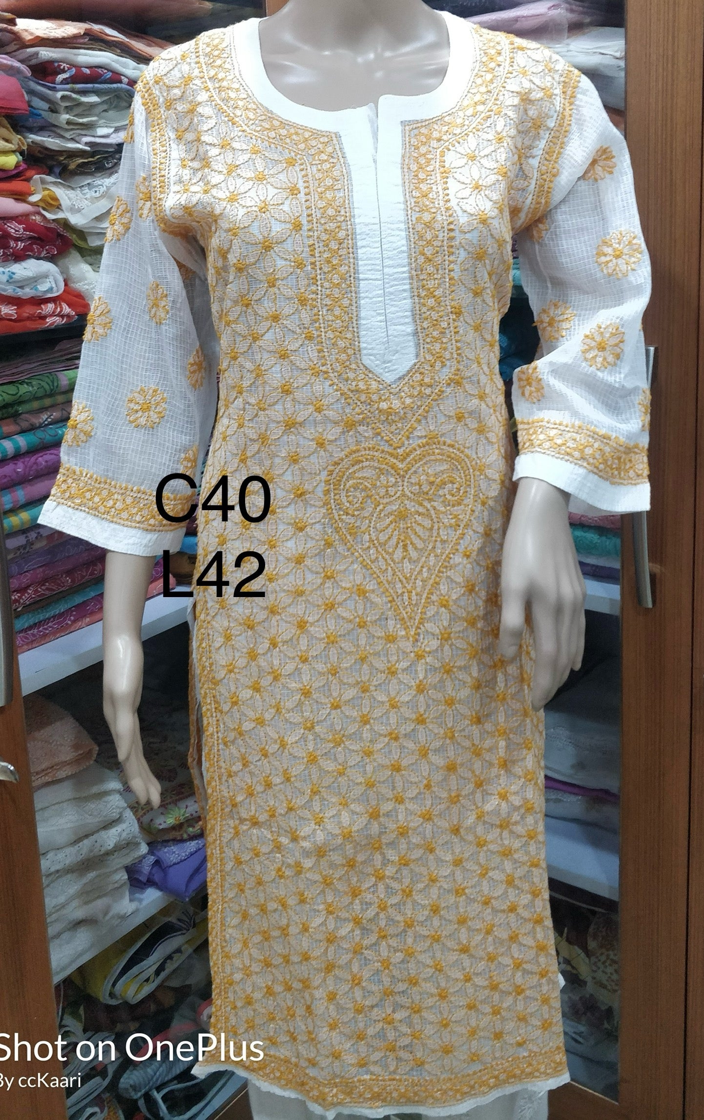 Lucknowi kota doriya kurti || C261