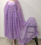 Georgette Chikankari dress material