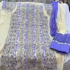 Cotton Chikankari dress material