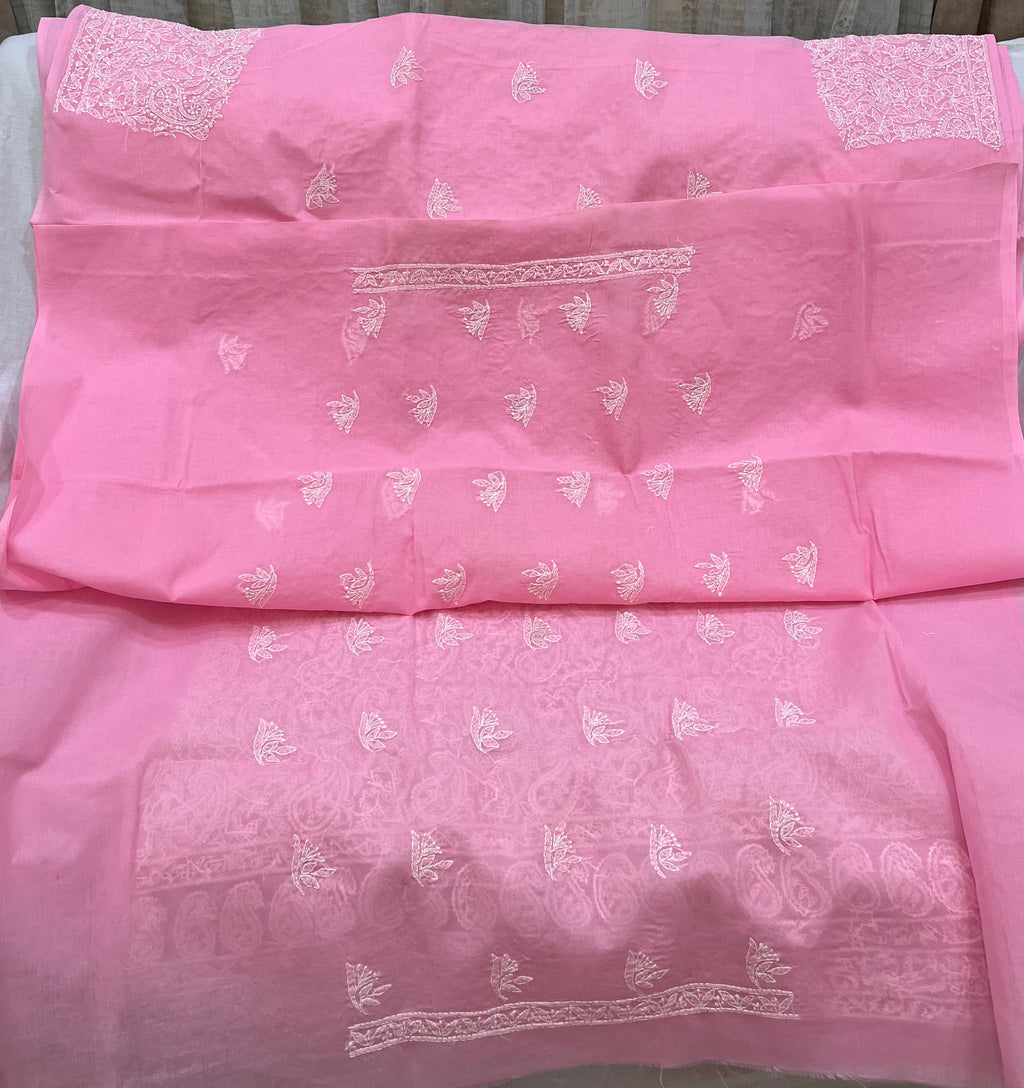 Cotton Chikankari dress material