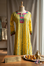Lucknowi silk cotton Anarkali