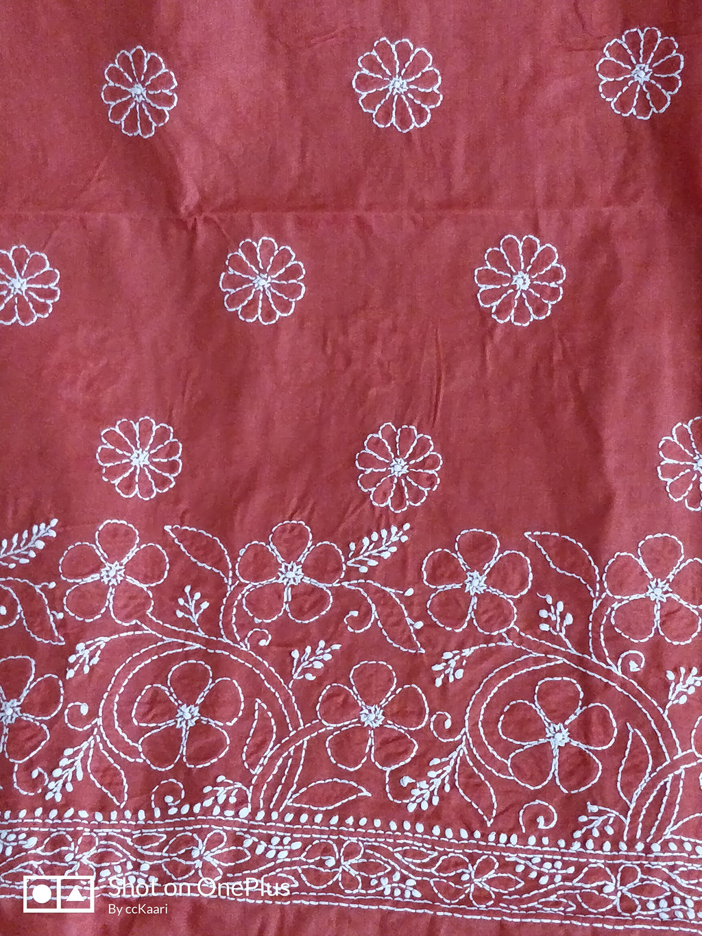 Cotton Chikankari dress material