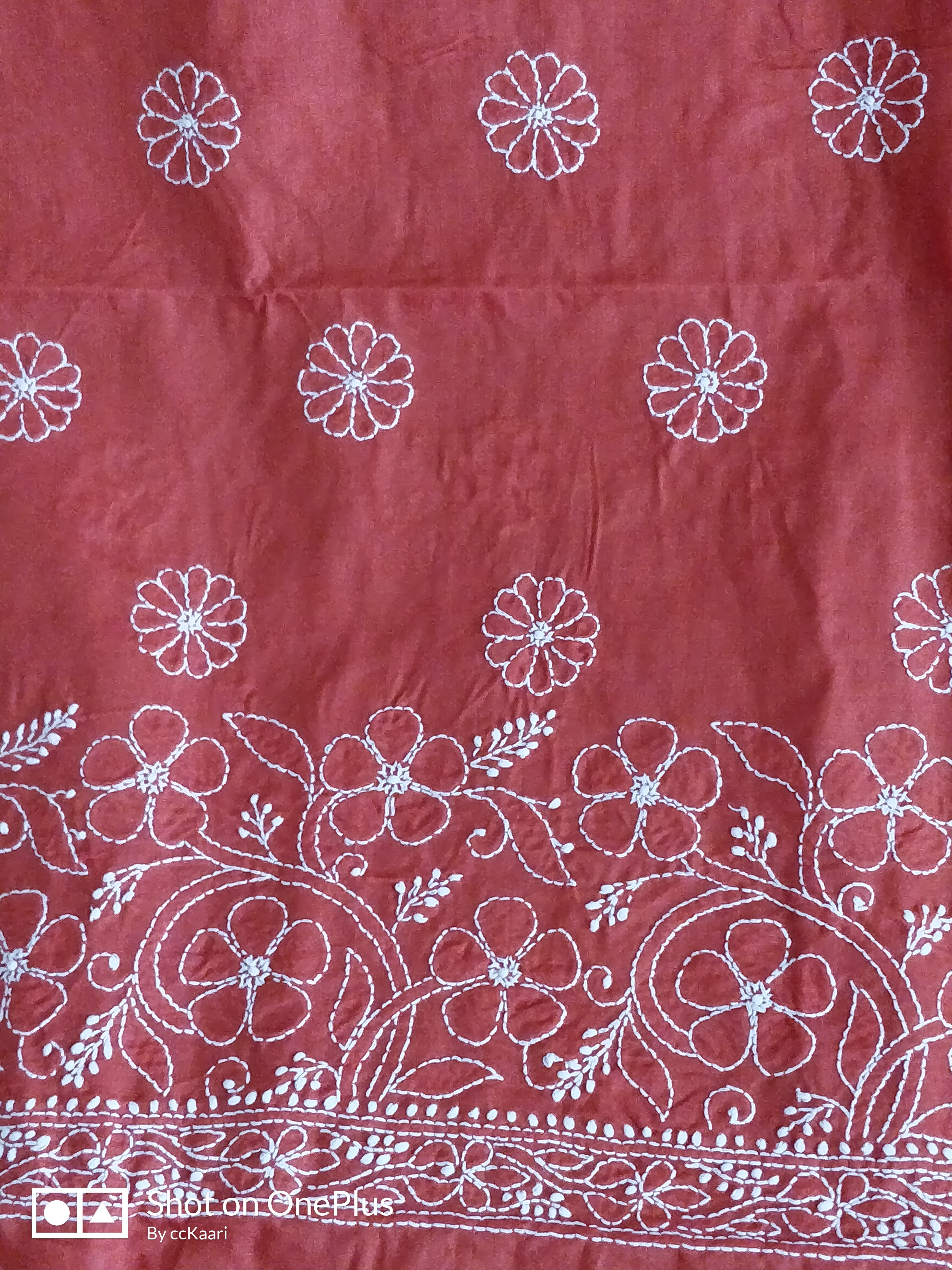 Cotton Chikankari dress material