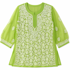 Lucknowi georgette short top || LGST04