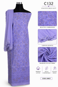 Cotton Chikankari Dress Material