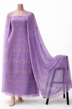 Georgette Chikankari dress material