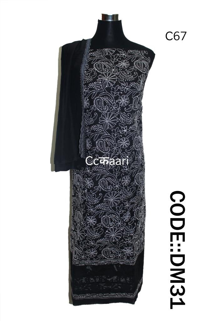 Cotton Chikankari dress material