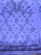 Cotton Chikankari dress material