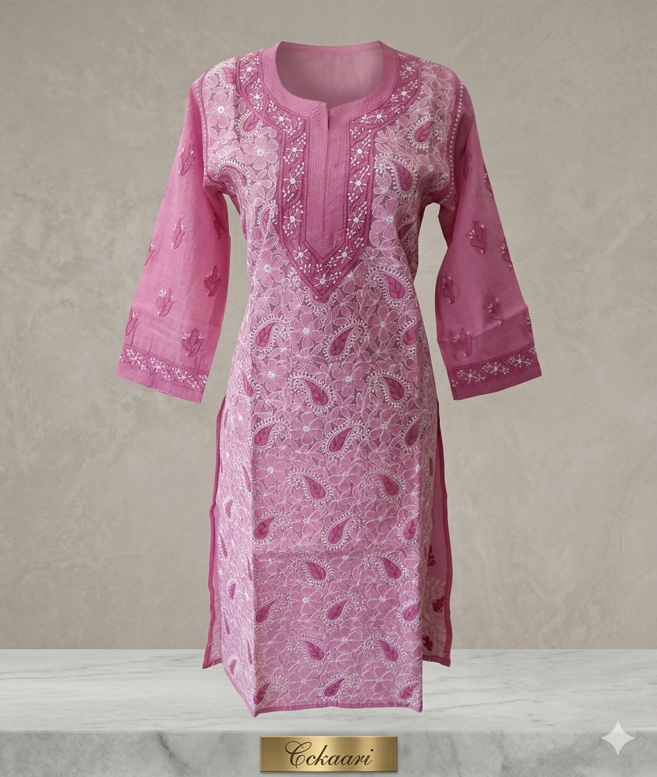 Lucknowi cotton kurti || Cot6