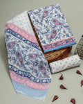 Hand block cotton dress material