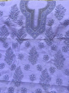 Cotton Chikankari dress material