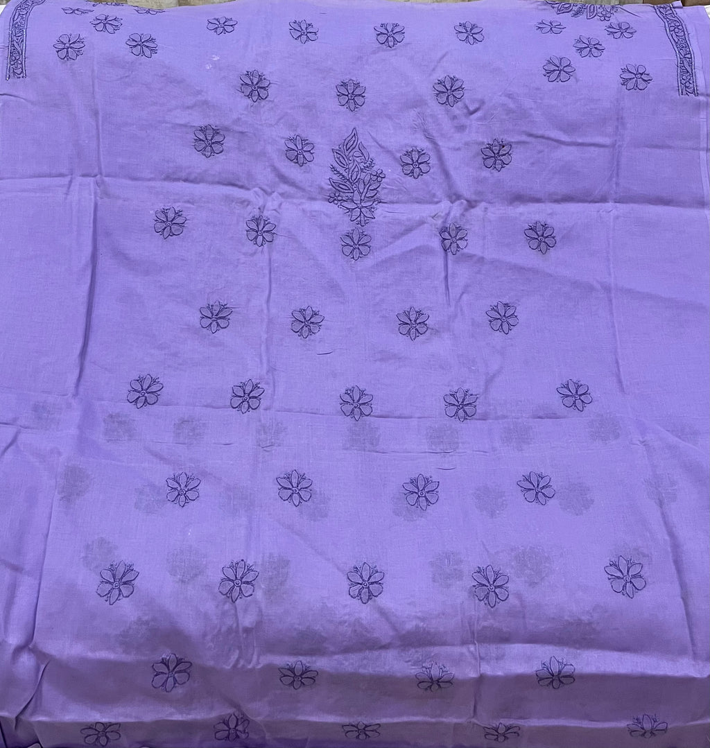 Cotton Chikankari dress material