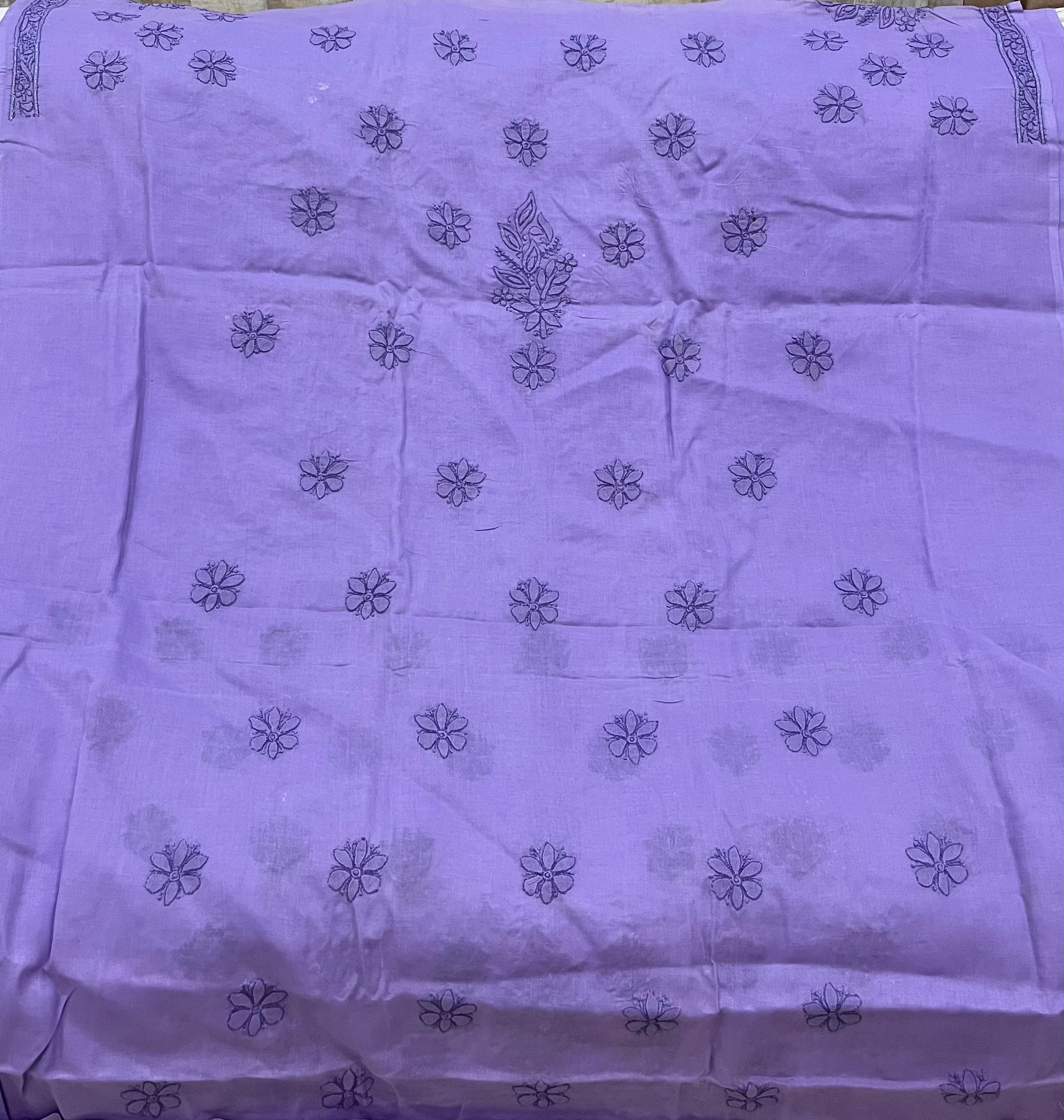 Cotton Chikankari dress material