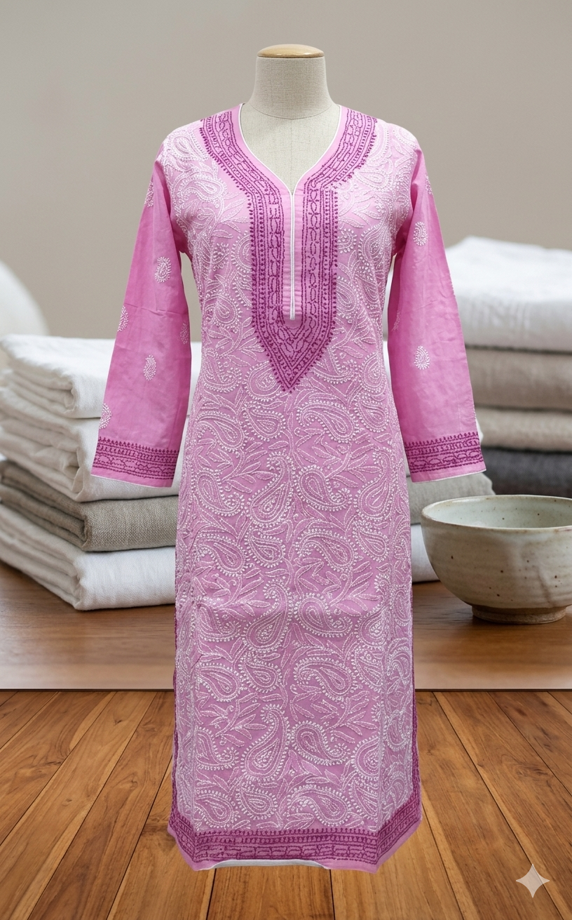Lucknowi cotton kurti || Cot80