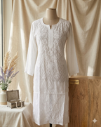 Lucknowi cotton kurti || C212