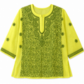 Lucknowi georgette short top || LGST014