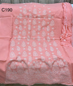 Cotton Chikankari dress material