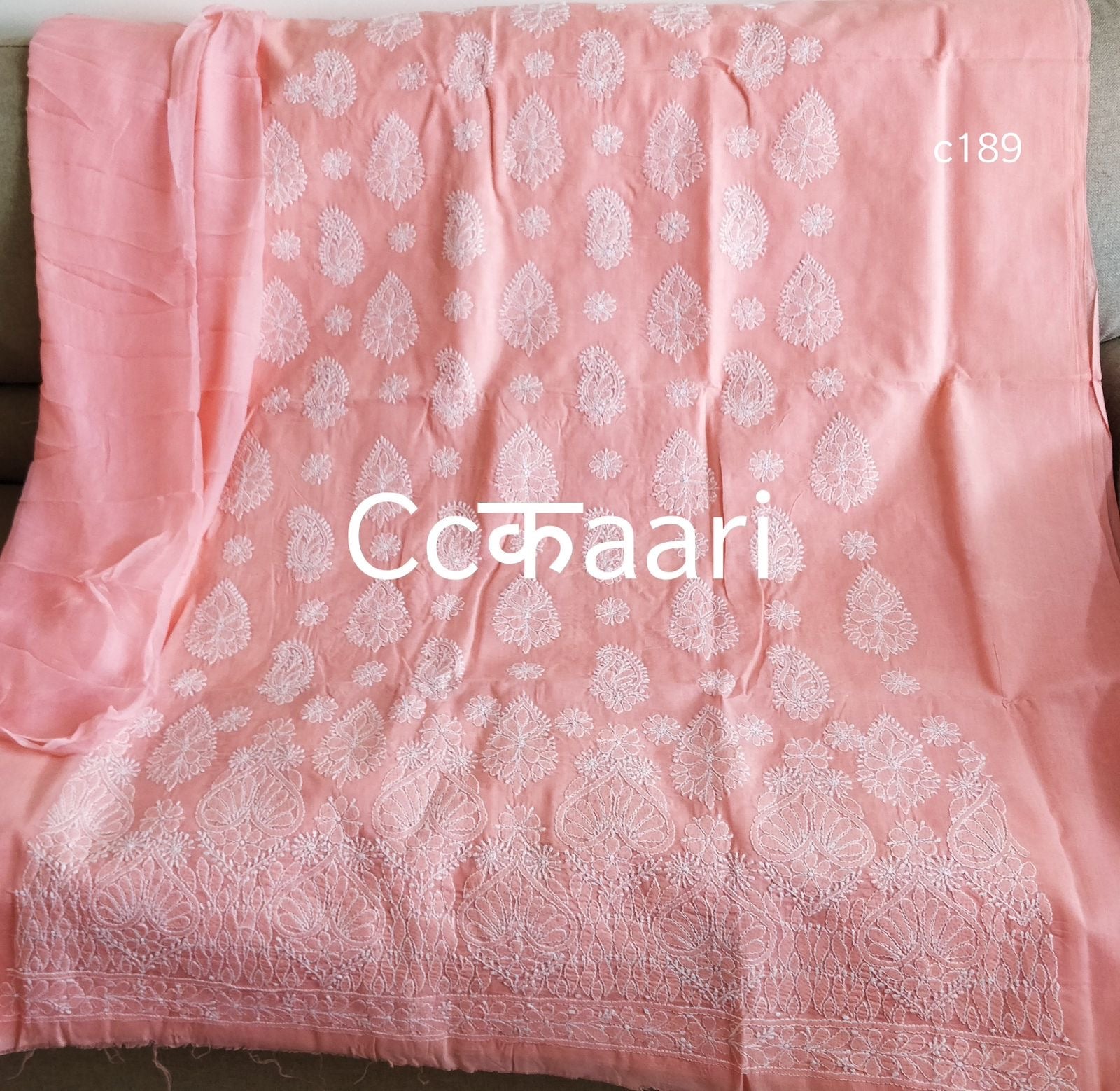Cotton Chikankari dress material