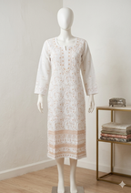 Lucknowi cotton kurti || Ck030