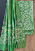 Hand block cotton dress material