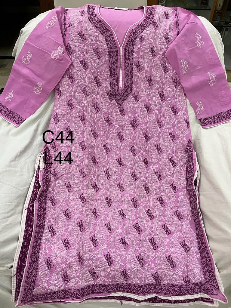 Lucknowi cotton kurti || Cot14