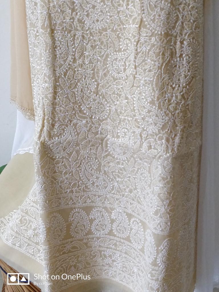 Cotton Chikankari dress material