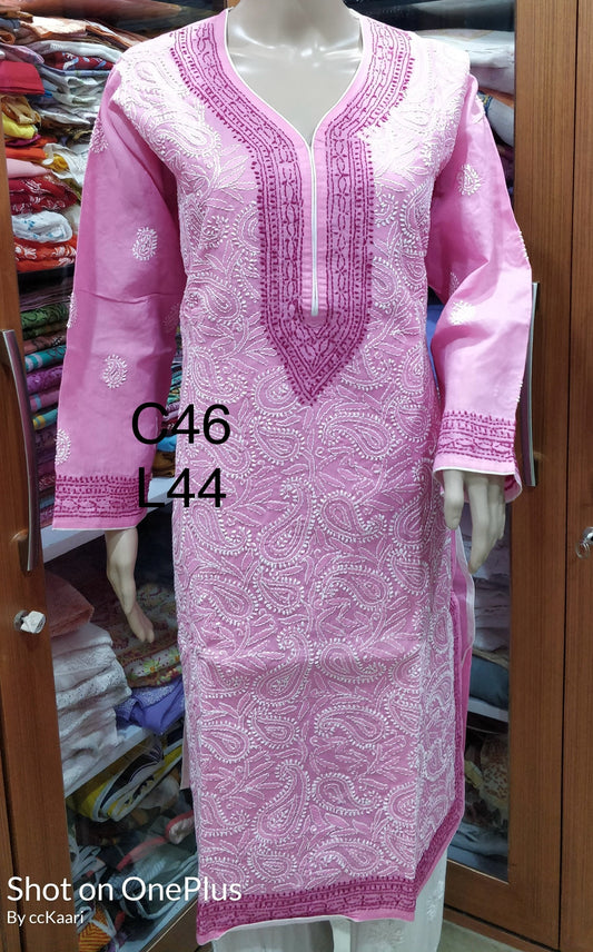 Lucknowi cotton kurti || Cot80