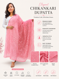 Chikankari Georgette dupatta /kurti piece TD002