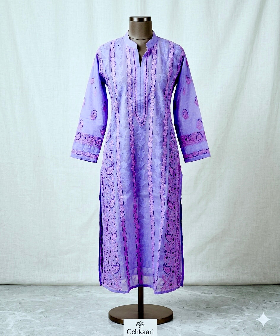 Lucknowi cotton kurti || Cot2