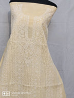 Cotton Chikankari kurti piece