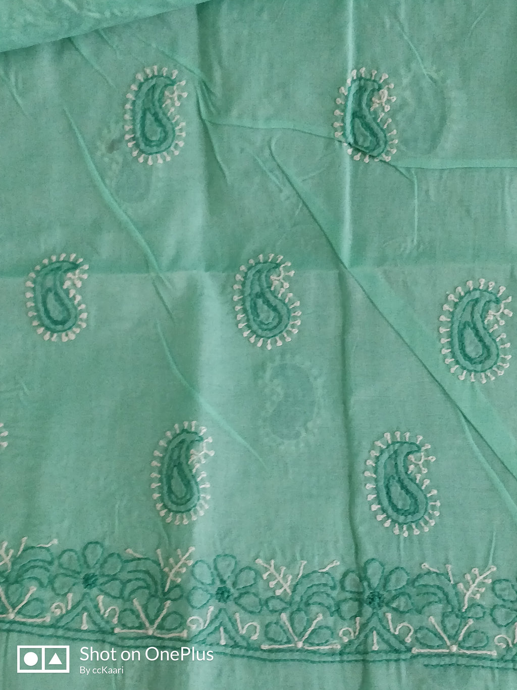 Cotton Chikankari dress material