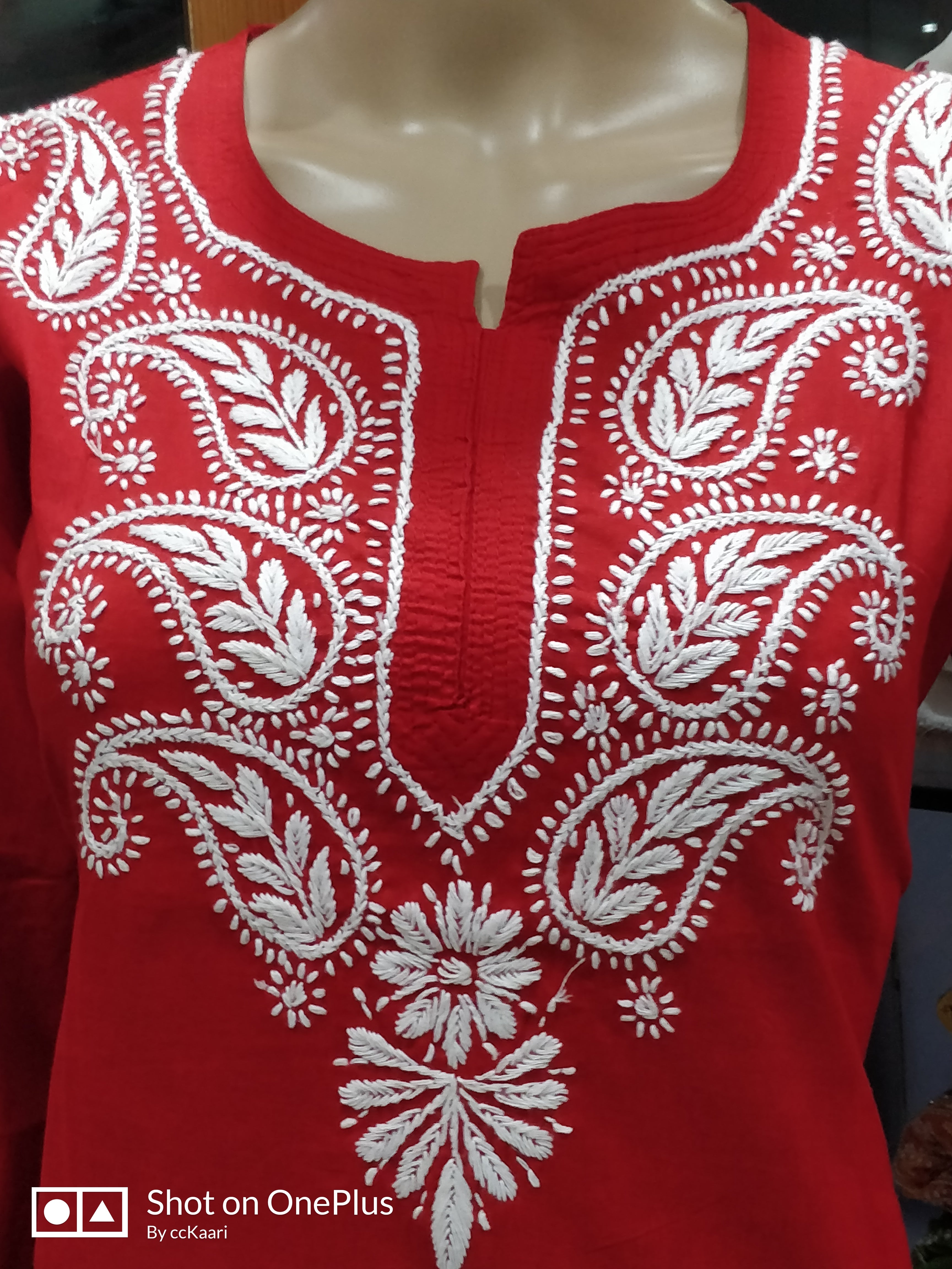 Lucknowi Cotton short top CS01