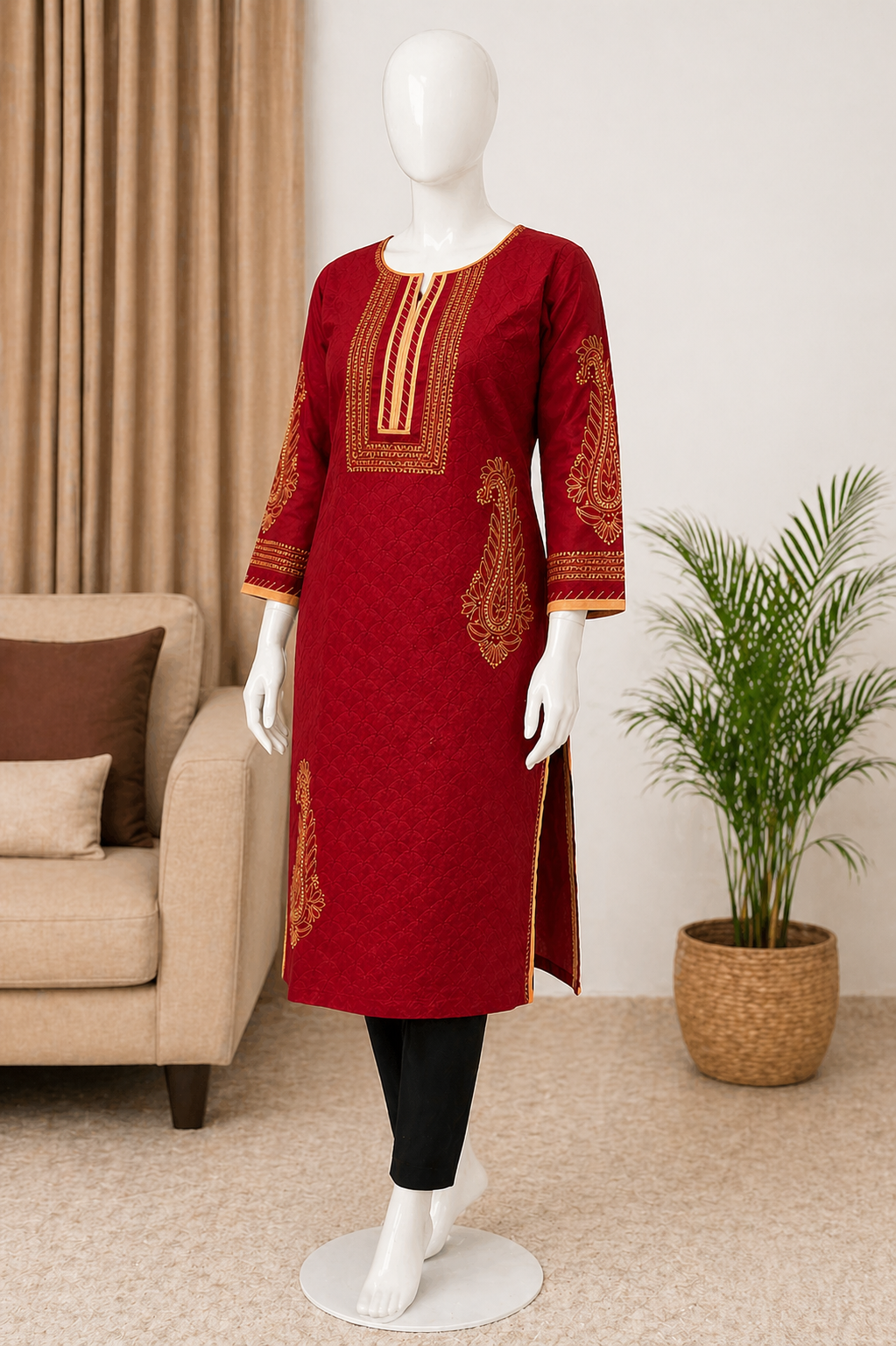 Lucknowi cotton kurti || Cot92