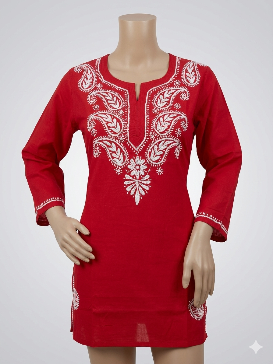 Lucknowi Cotton short top CS01