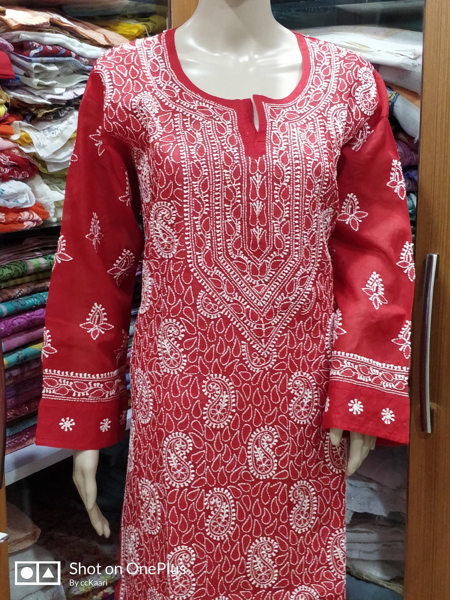 Lucknowi cotton kurti || C265