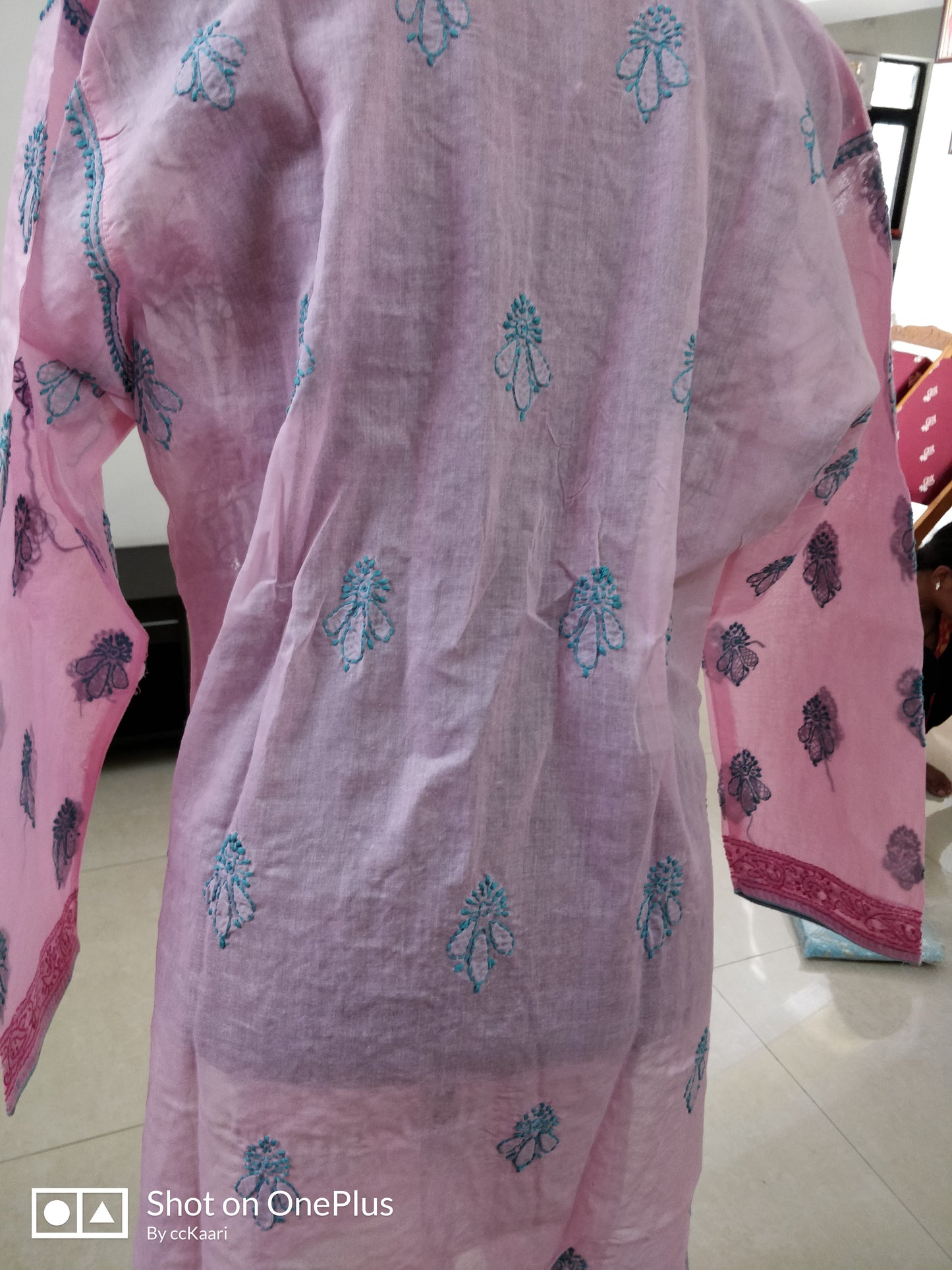 Lucknowi cotton kurti || C266