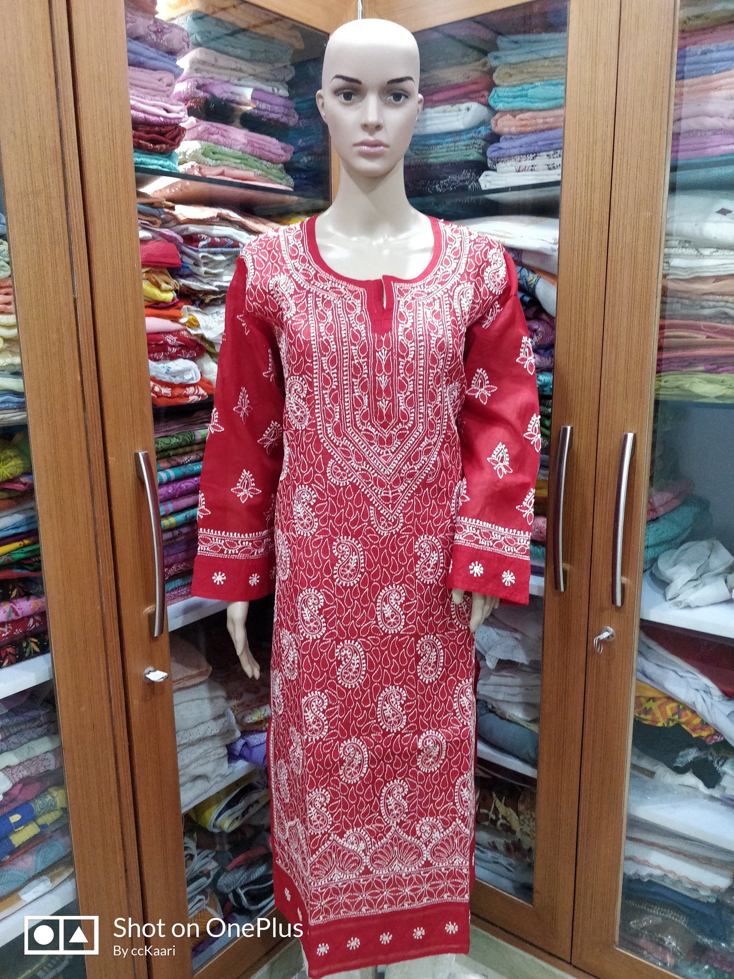 Lucknowi cotton kurti || C265